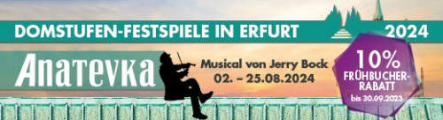 Musical "Anatevka" 2024 in Erfurt - erste Infos und Vorverkauf